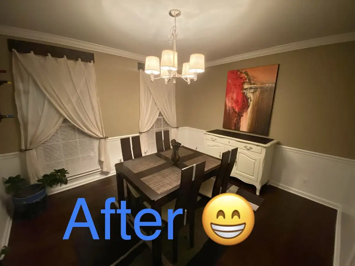 Professional dining room restoration after water damage in Delphos