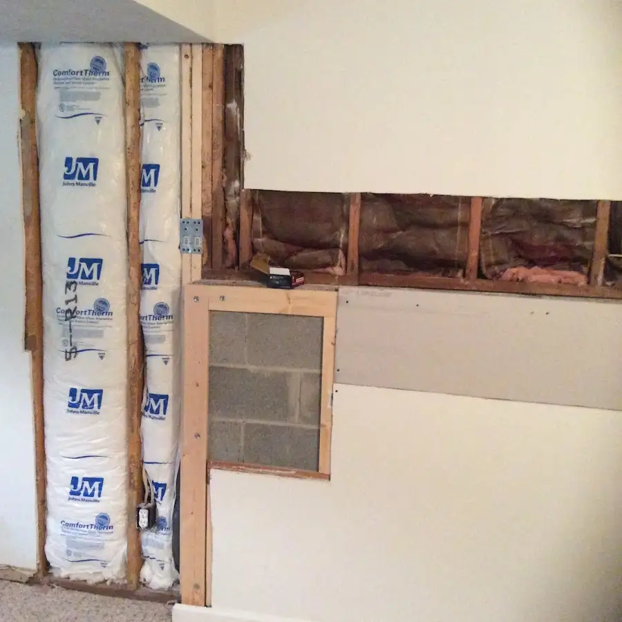Wall insulation replacement during Contents Cleaning & Restoration in Delphos